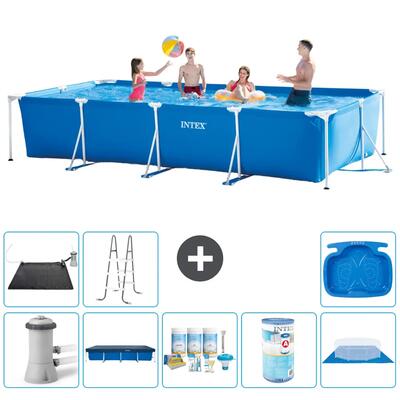 Frame zwembad rechthoekig - 450x220x84 cm - 9-delig s30349