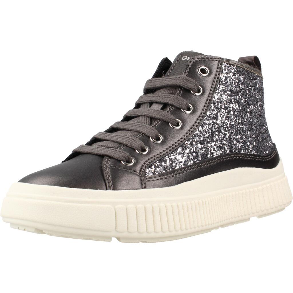 Buty GEOX J LAQUINNY GIRL Szary