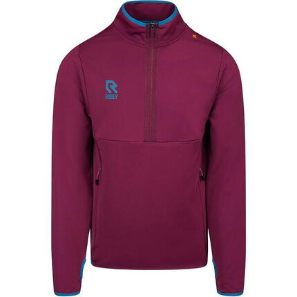 Veste zippée - Multisport - Homme - Col zippé, manches longues - Bordeaux
