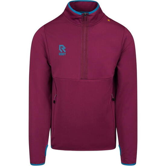 Veste zippée - Multisport - Homme - Col zippé, manches longues - Bordeaux