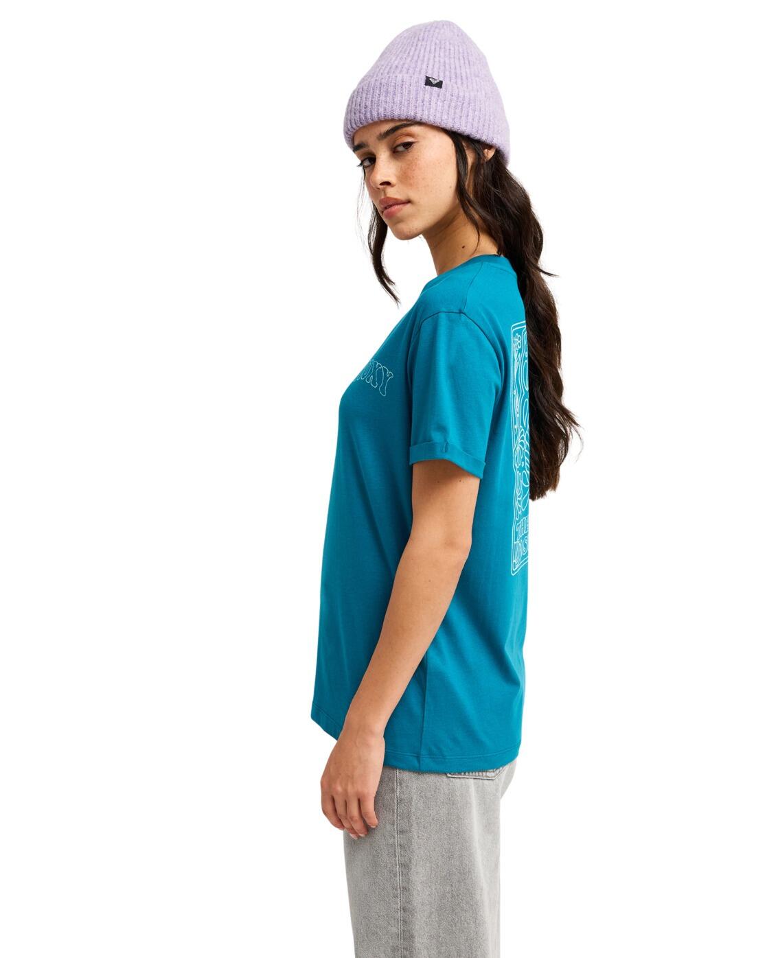 Camiseta de manga corta OCEANREGULAR Azul Mujer 3/4