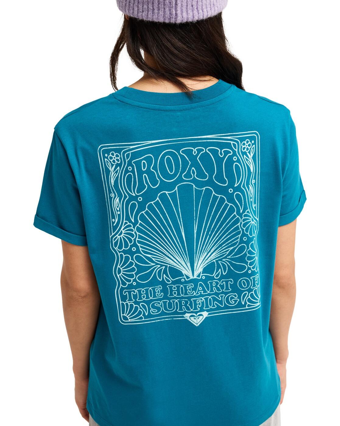 Camiseta de manga corta OCEANREGULAR Azul Mujer 2/4