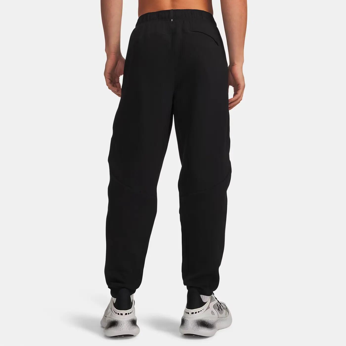 UA Unstoppable Fleece férfi melegítőnadrág fekete 2/3