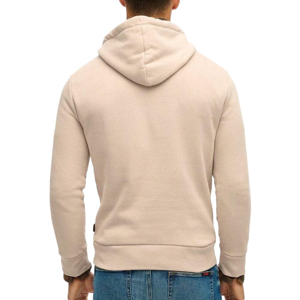 Sudadera con Capucha Superdry Beige Grabada para Hombre 3/3