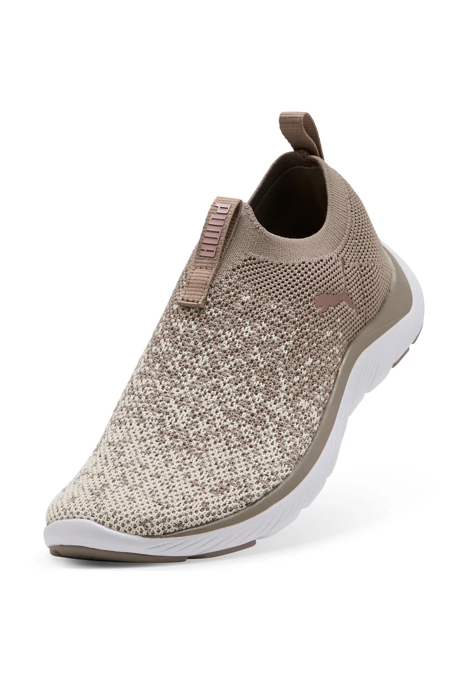 Puma Softride Premier Slip-On Strick-Schuhe Damen 309834 22 Mousegray-rosgold 5/5