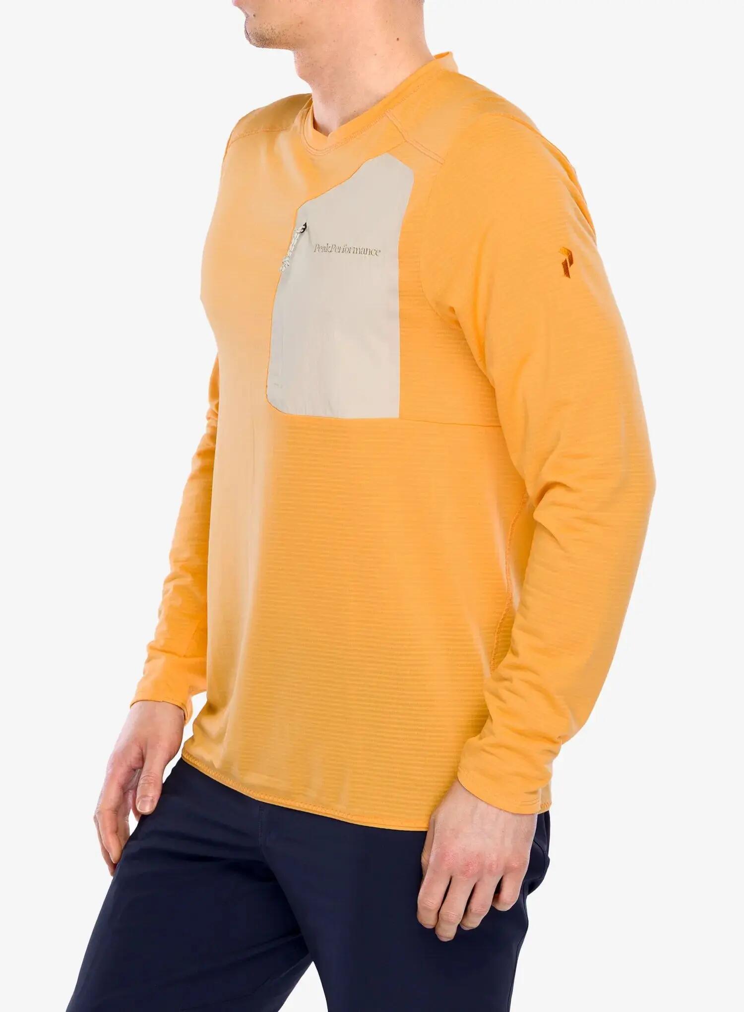 Bluza bez kaptura Peak Performance Freelight Polartec Grid 3/7