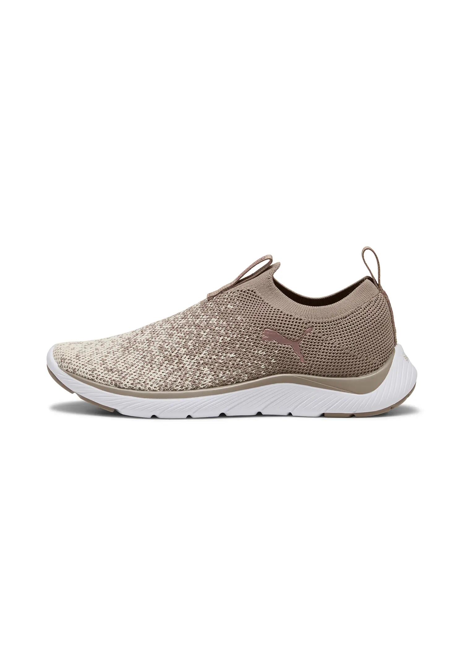 Puma Softride Premier Slip-On Strick-Schuhe Damen 309834 22 Mousegray-rosgold 2/5
