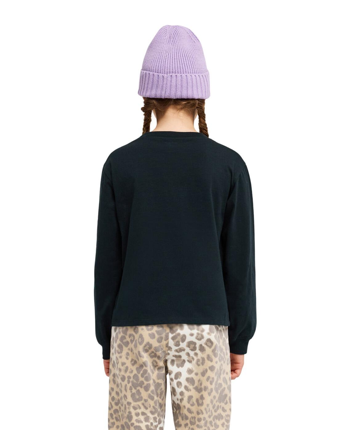Longsleeve ORCHIDREGULAR Schwarz Meisjes 4-16 2/4