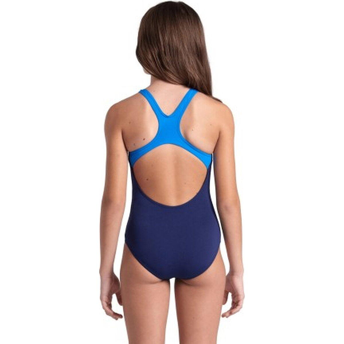 Maillot natation enfant - Dos pro, recyclé - Marine 5/5