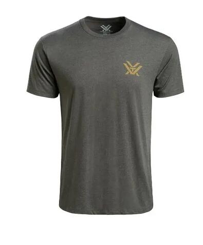 T-Shirt Vortex Vertical Lift Verde Oliva Cotone Manica Corta Uomo 2/3