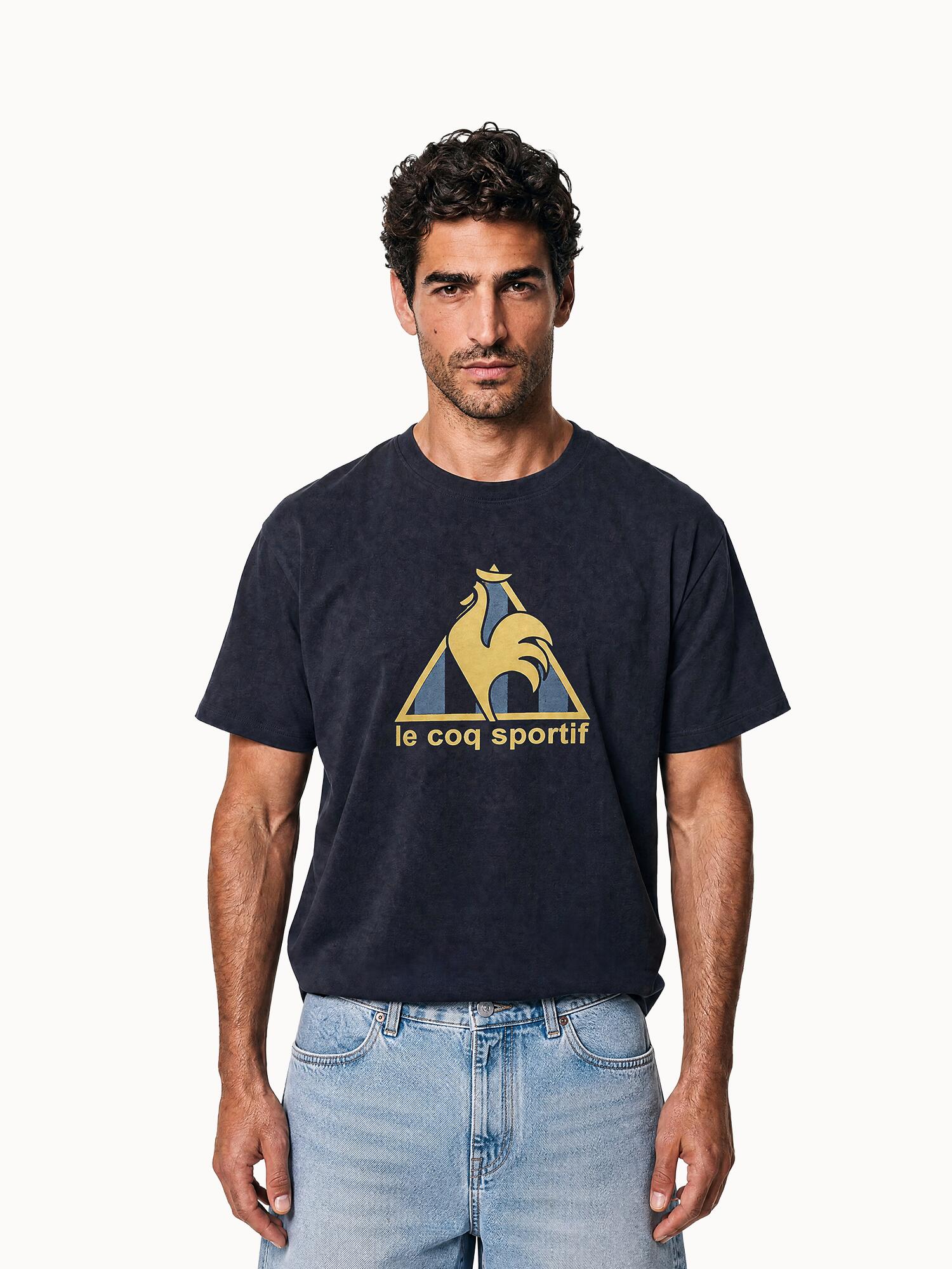 T-shirt relax Le Coq Sportif x Maradona en jersey de coton LCS CUP 1/7