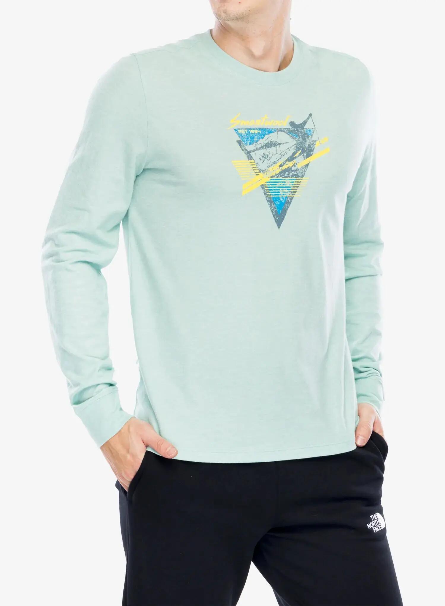 Bluza bez kaptura Smartwool Original Shred Graphic Long Sleeve Tee 3/5