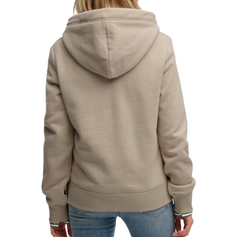 Superdry Essential Logo Damen Sweatshirt Beige Gr. 26 3/3