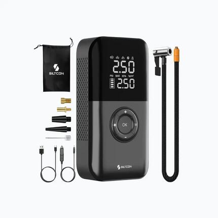 Gonfleur électrique 10,8 bar 35 l/min batterie externe 8500 mAh