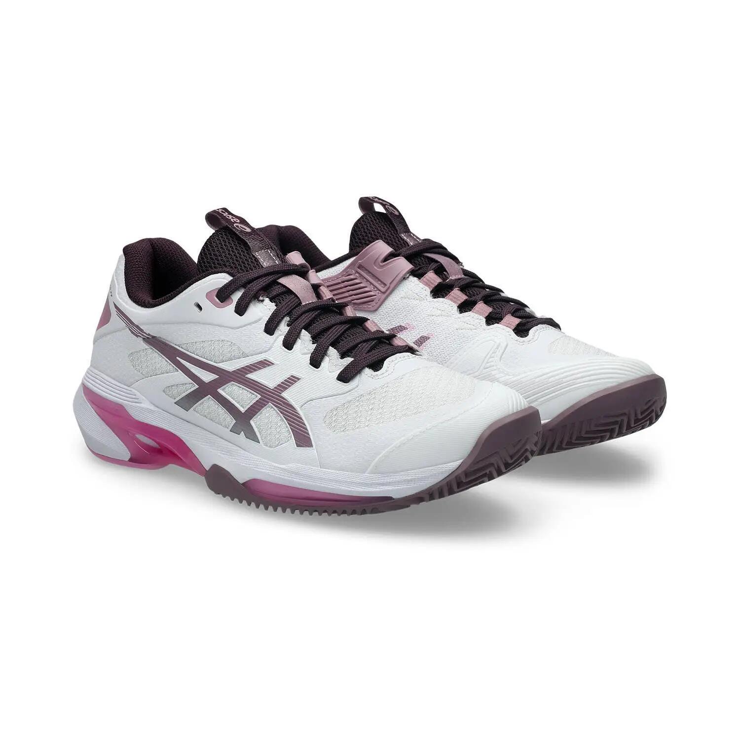 Asics Solution Speed Ff 4 Clay White/malva Women 1042a305 2/6