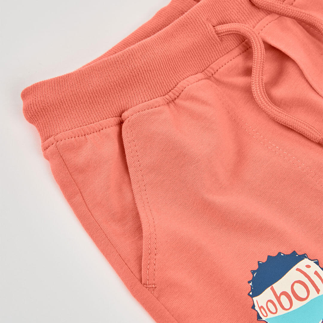 Bermuda algodón naranja 3/4