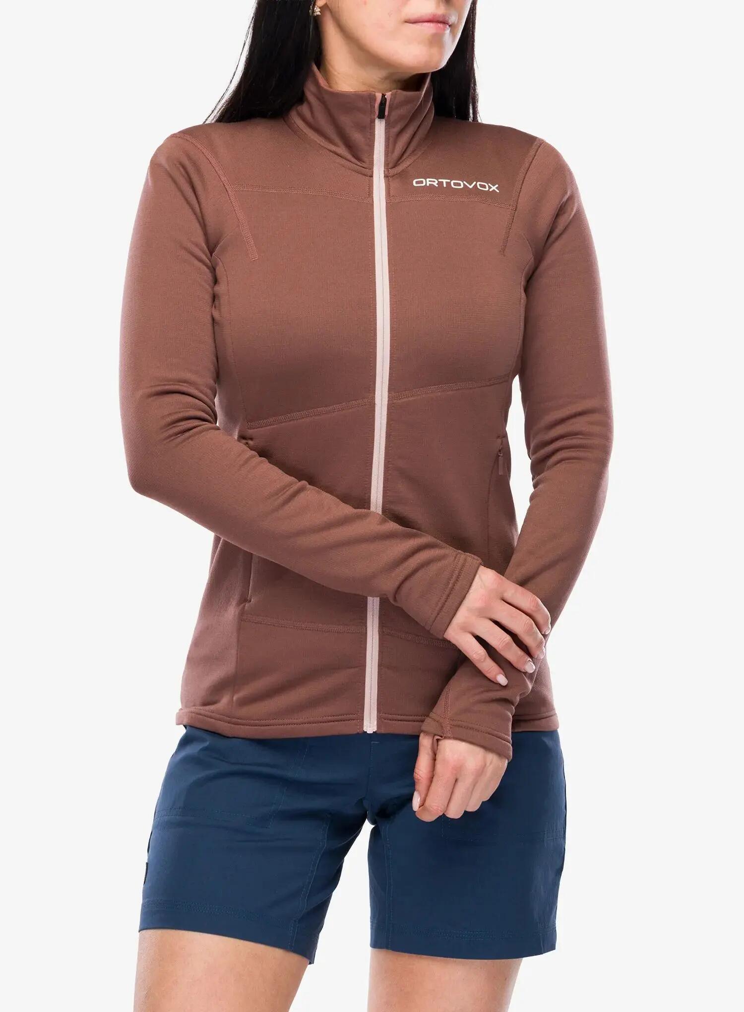 Bluza damska bez kaptura Ortovox Fleece Light Jacket 7/7