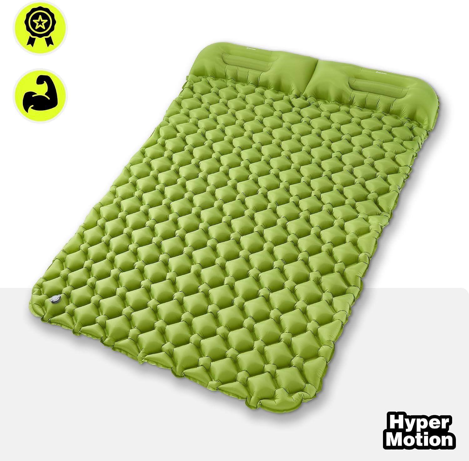 Matelas randonnée gonflable 2 places ultraléger campmat 2 vert 4/9