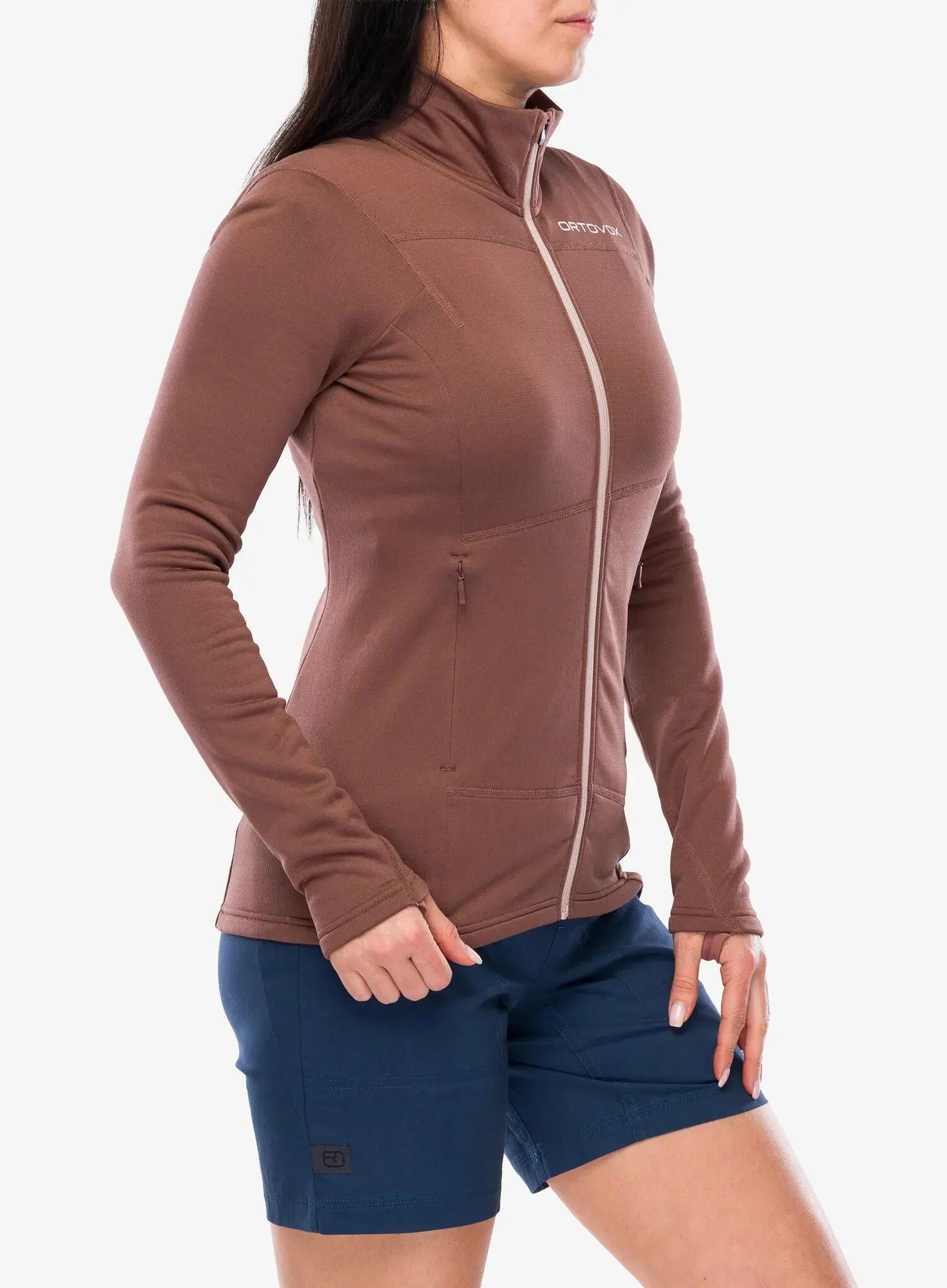 Bluza damska bez kaptura Ortovox Fleece Light Jacket 5/7