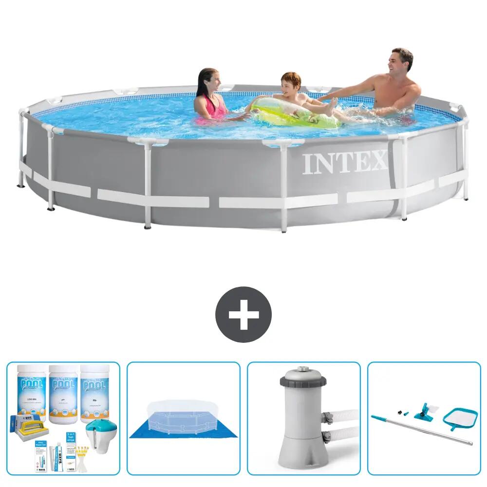 Piscine Prism Frame Ronde - 366x76 cm - 5-pièces  S21047 1/7