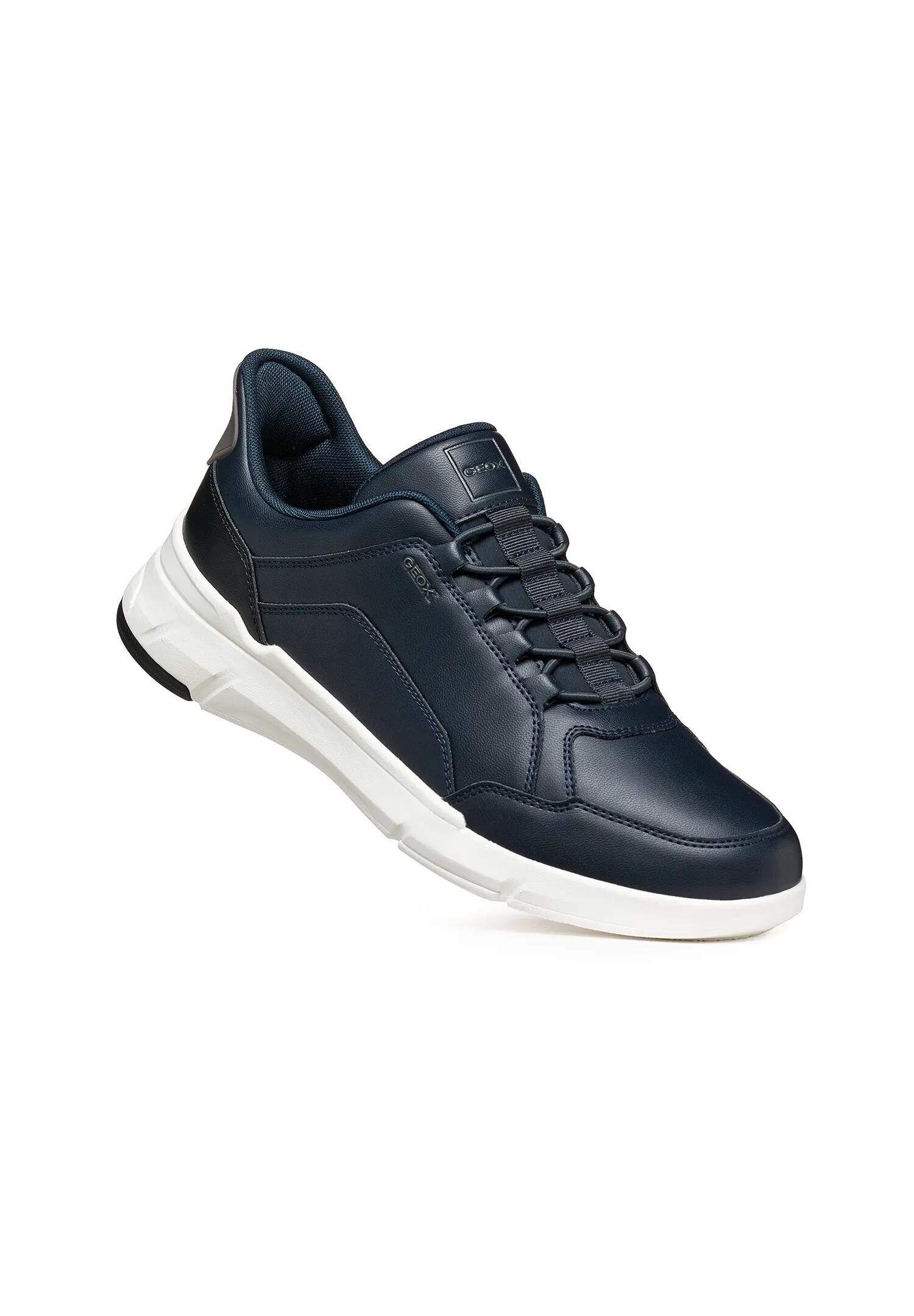 Geox VITTOUR PLUS Herren Sneaker U659KA 000BC C4021 Fast-In Schuhe Blau 3/6