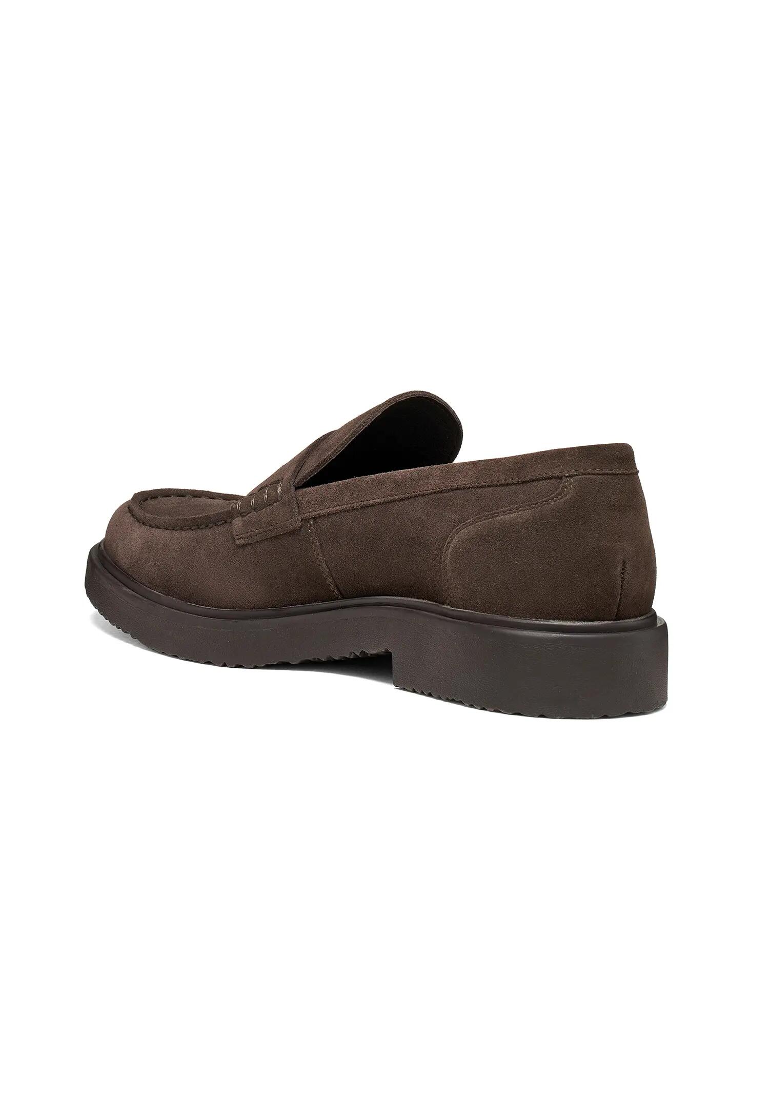 Geox MASSIMIANO Herren Leder Mokassin U66H9A 00022 C6005 Schuh Braun 3/5