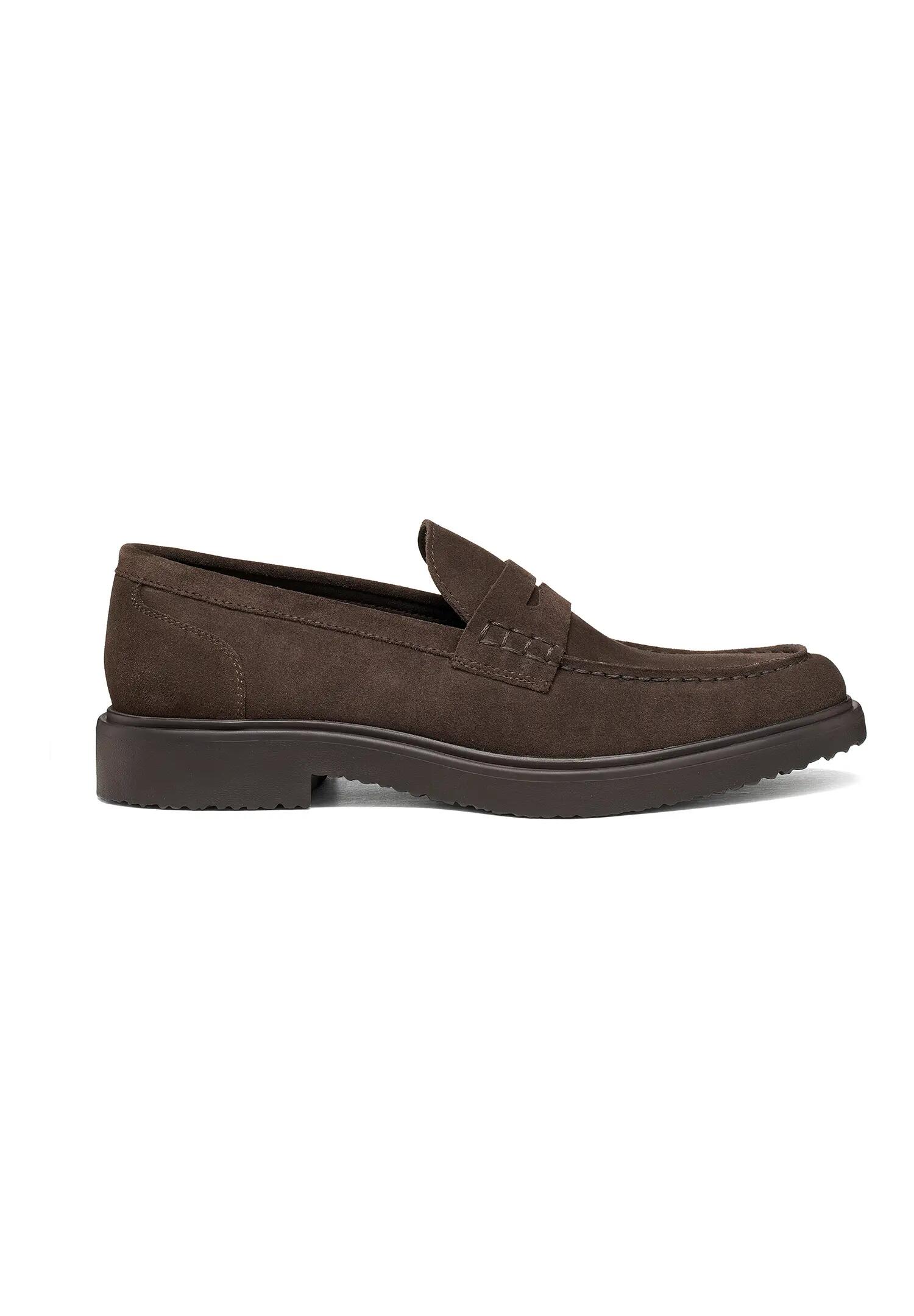 Geox MASSIMIANO Herren Leder Mokassin U66H9A 00022 C6005 Schuh Braun 2/5
