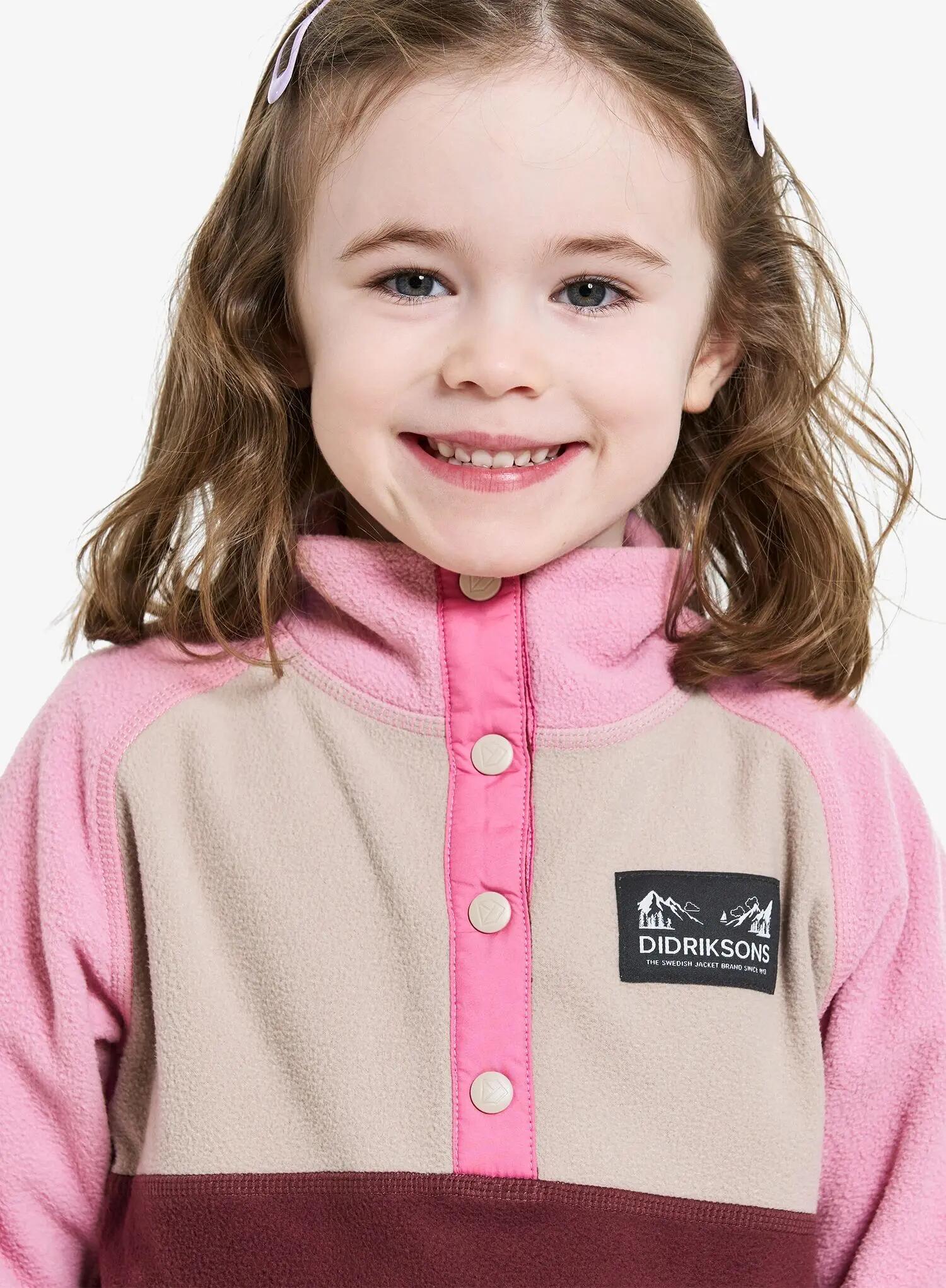 Bluza dziewczęca Didriksons Monte Half Button 4 5/6