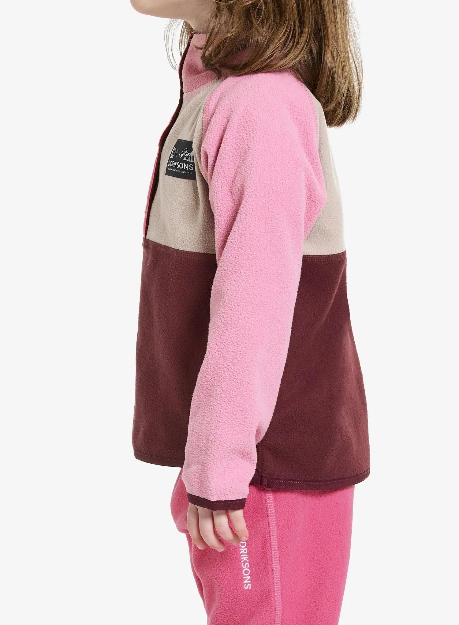 Bluza dziewczęca Didriksons Monte Half Button 4 3/6