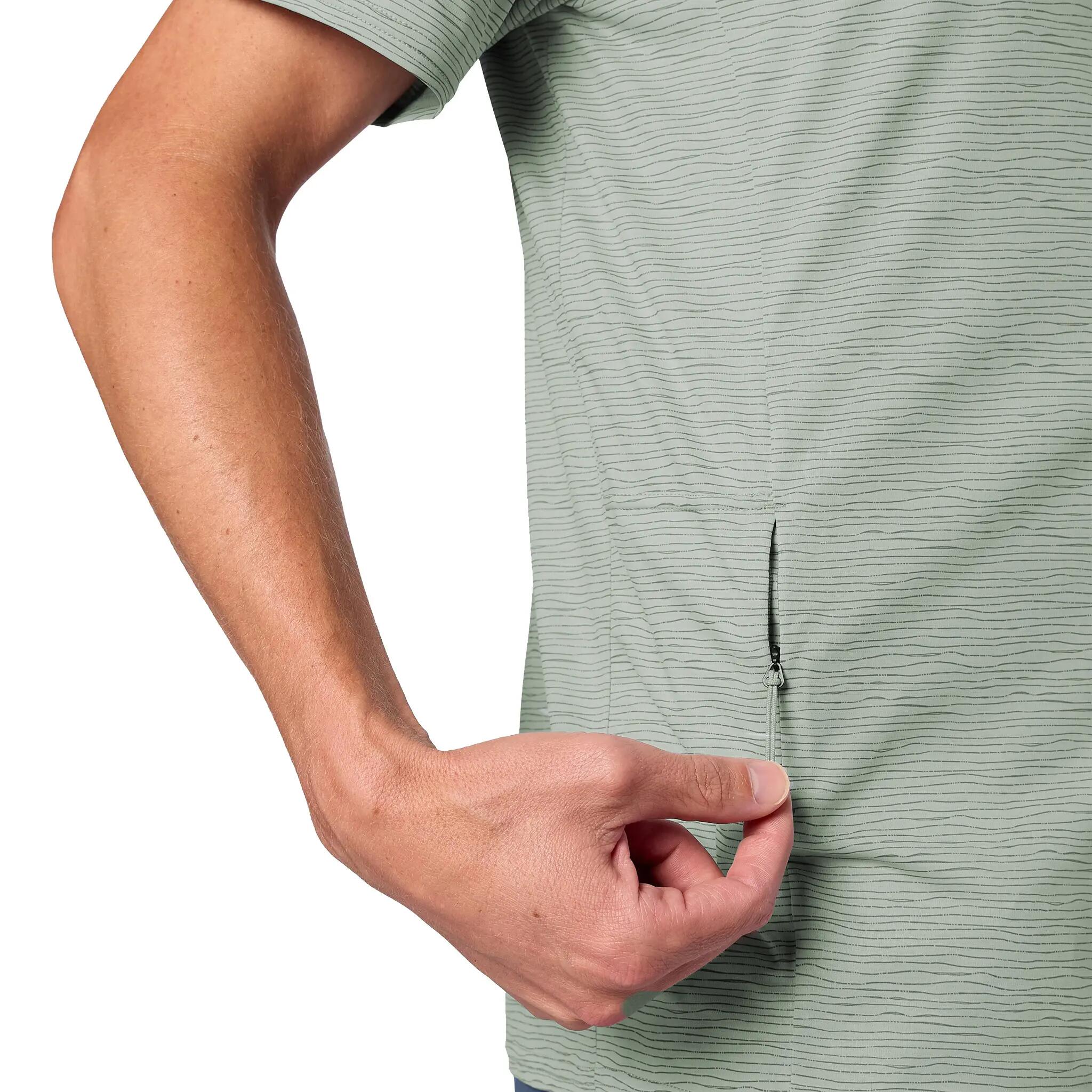 T-Shirt atmungsaktiv schnelltrocknend weich Herren - AirExchange UPF 50 3/3