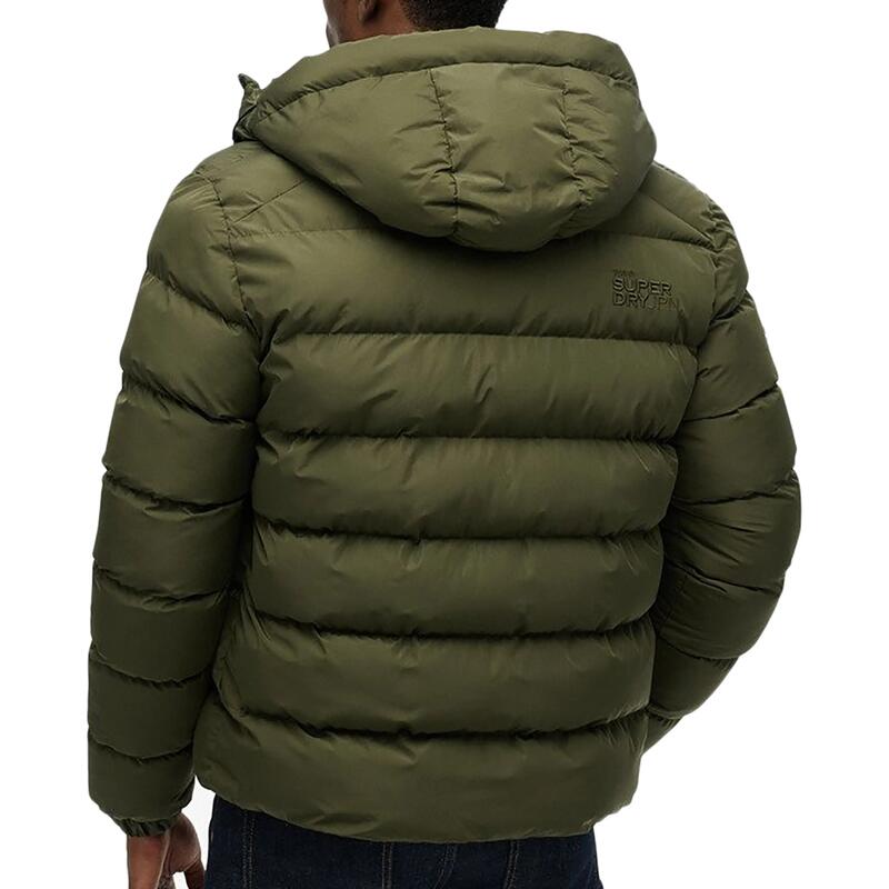 Jachetă de iarnă casual Superdry pentru bărbați, kaki