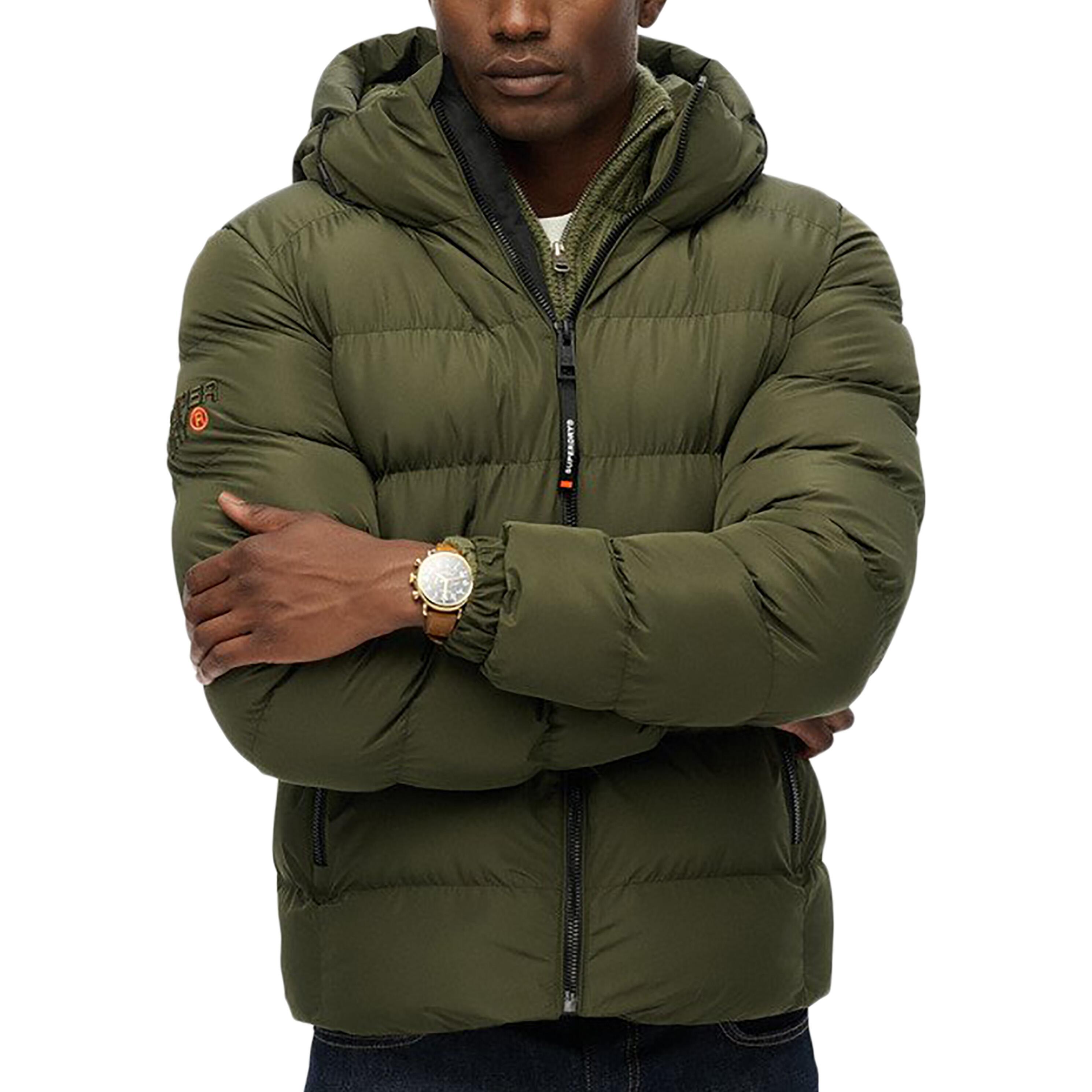 Veste d'hiver - Sports - Hommes - Doudoune, Capuche - Superdry - Kaki 2/3