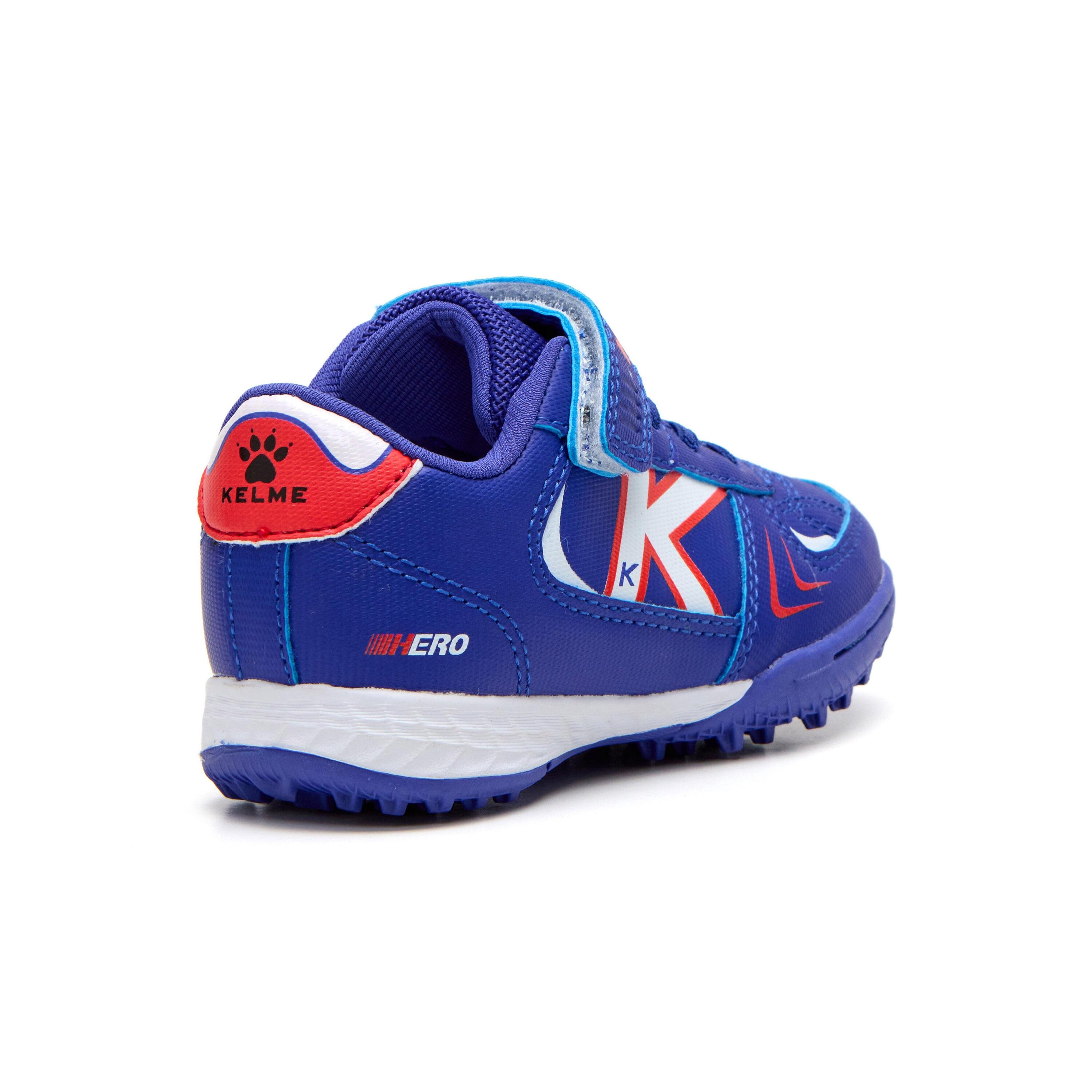 Kelme Zapatillas De Niño Hero Turf Elastic Azul Unisex 3/4