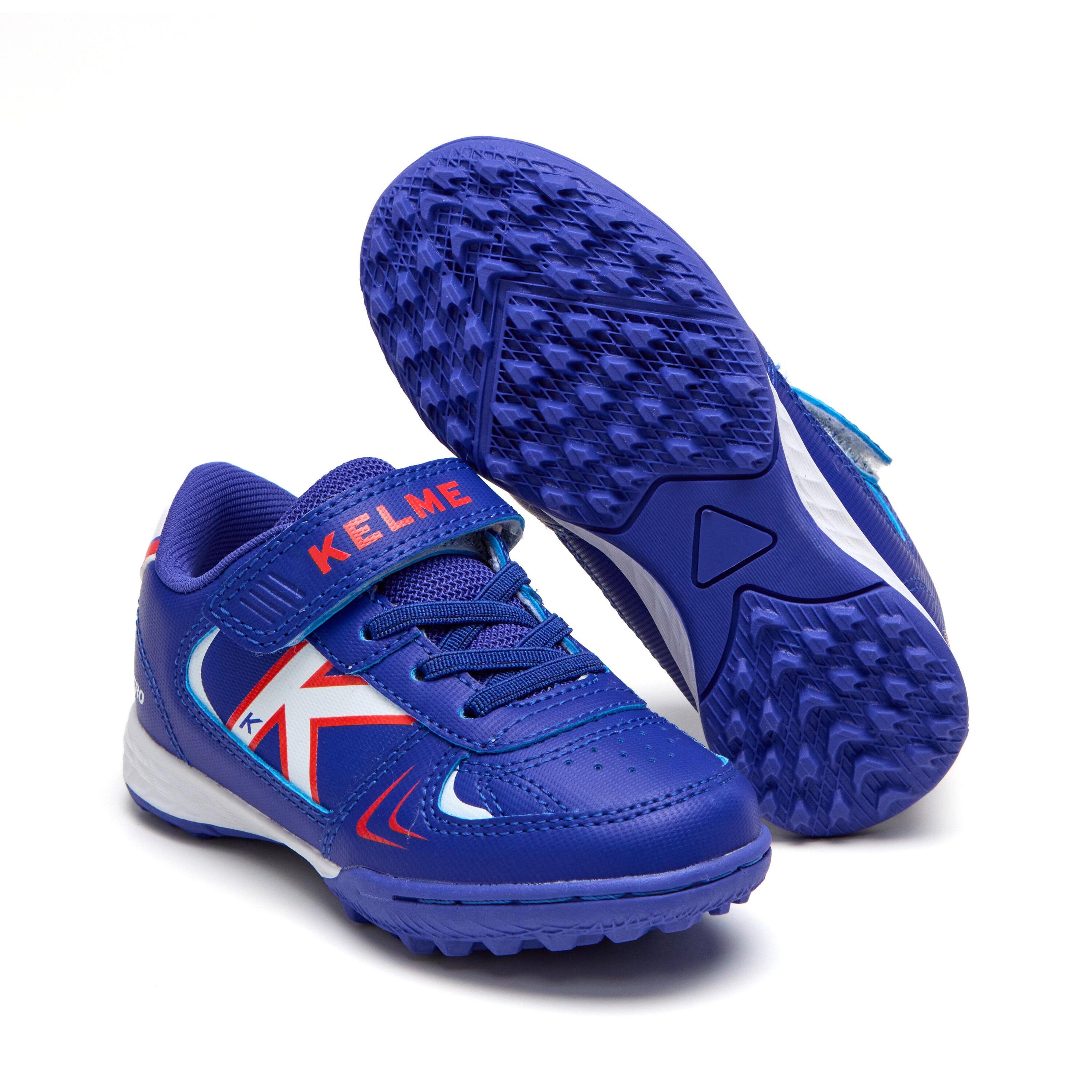 Kelme Zapatillas De Niño Hero Turf Elastic Azul Unisex 2/4
