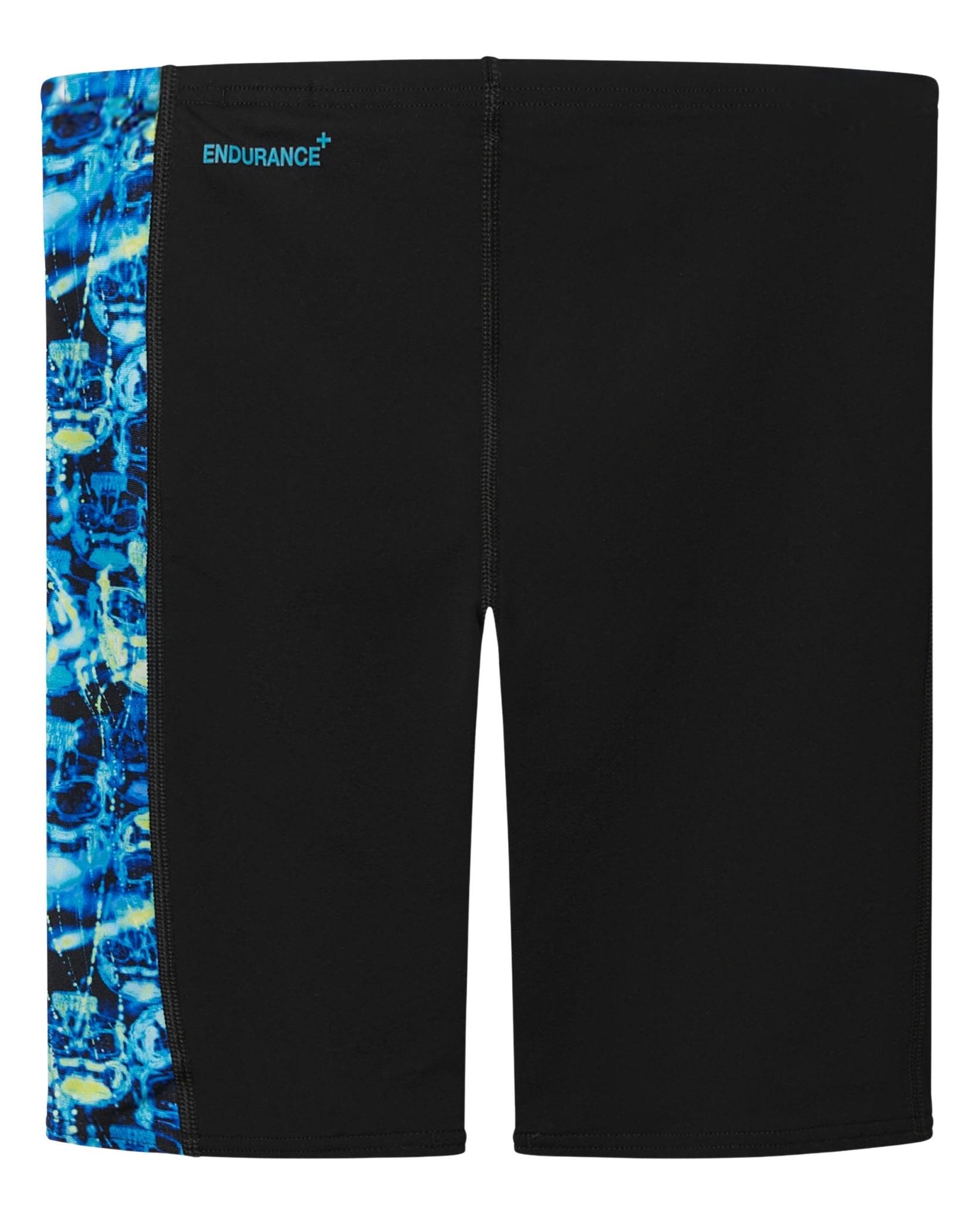 Jammer garçon Speedo Print Panel Anthracite/HyperTeal 2/4