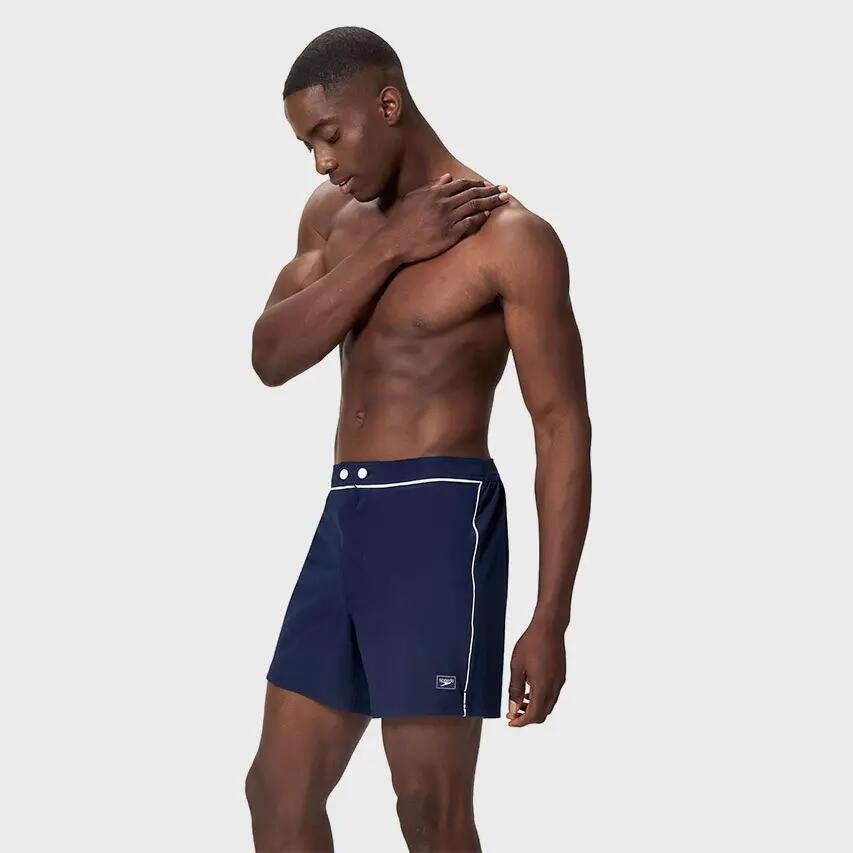 Heren Zwemshort Solid Volley Blauw 4/7