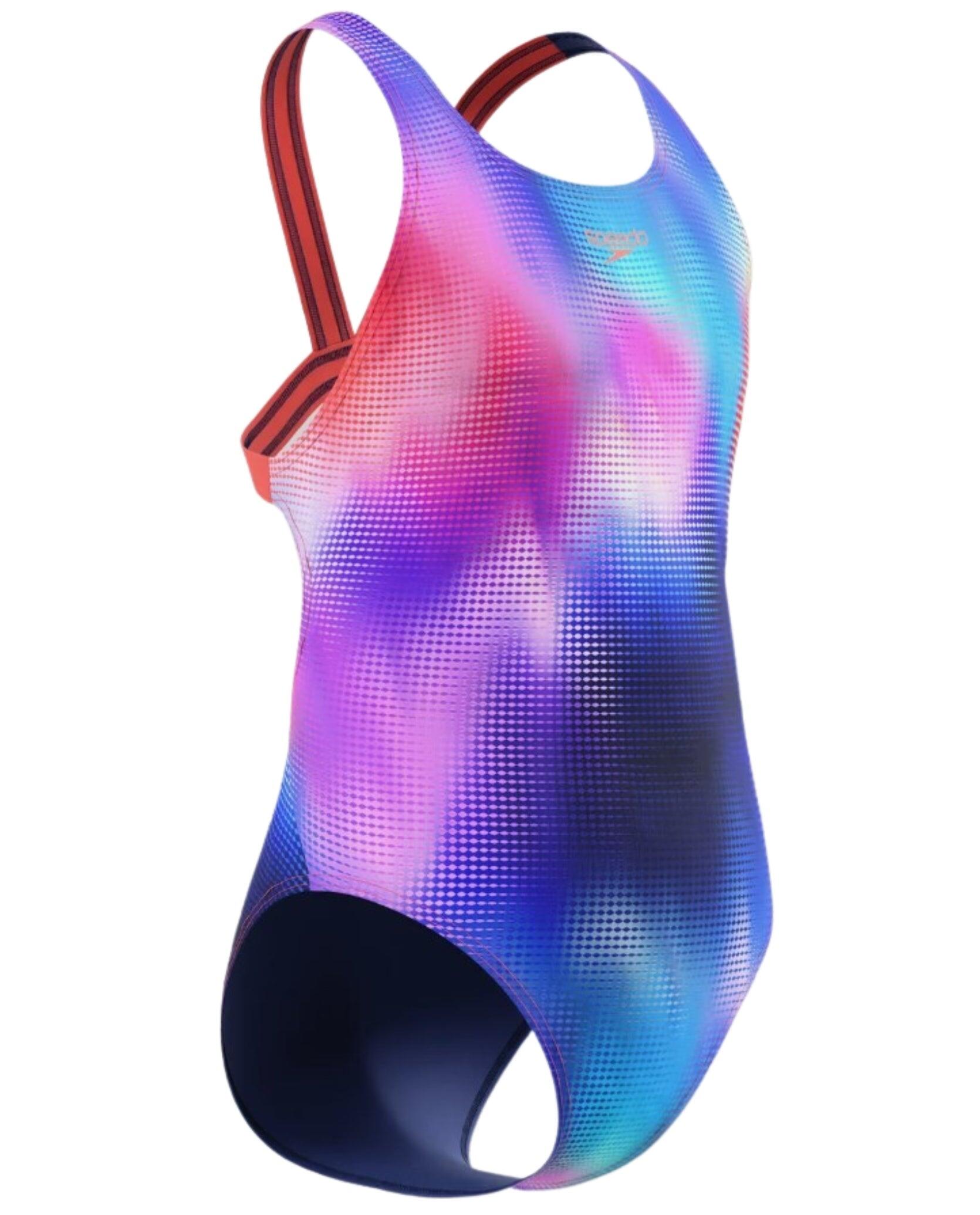 Bañador de una pieza estampado niña Speedo 3/4