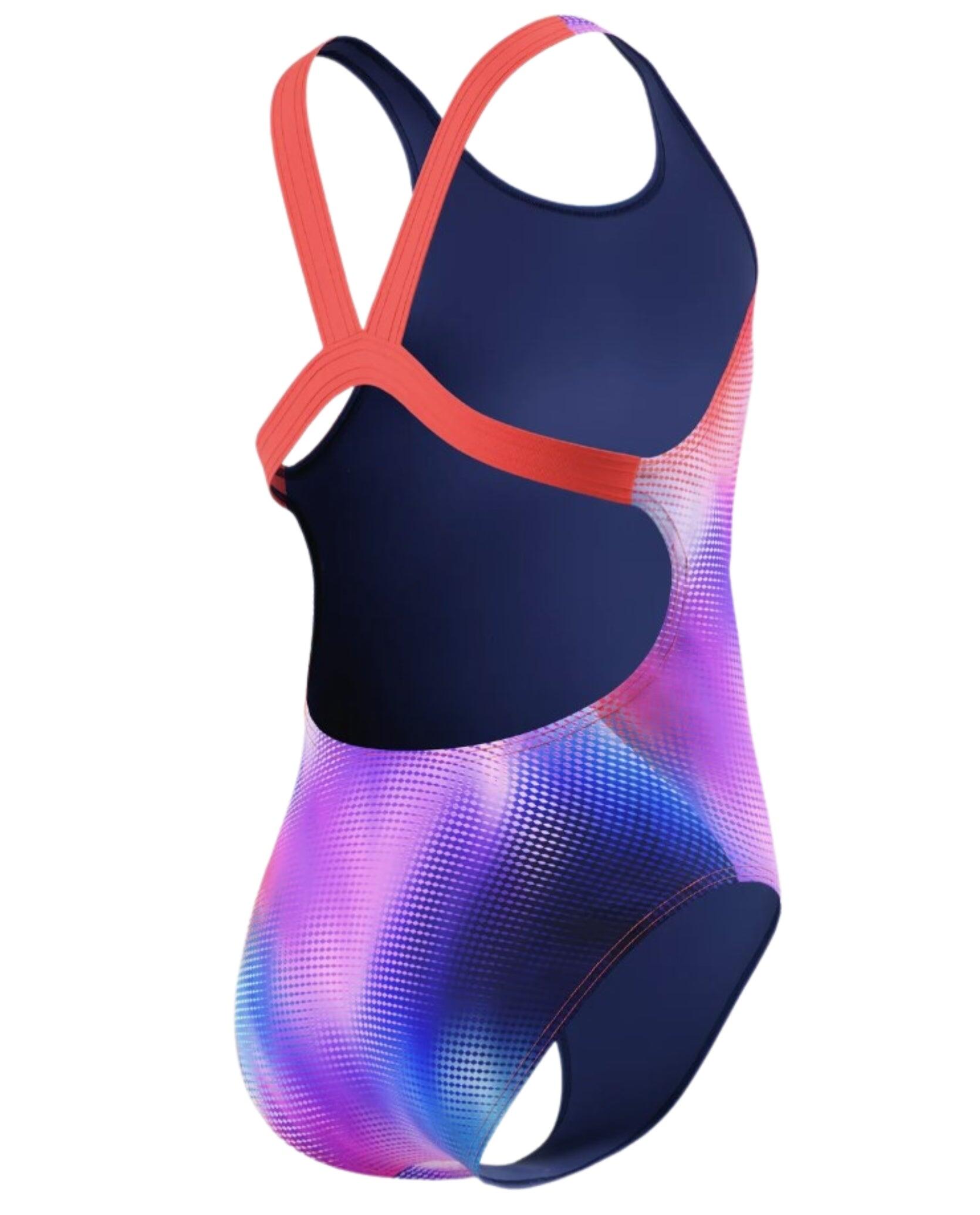 Bañador de una pieza estampado niña Speedo 2/4