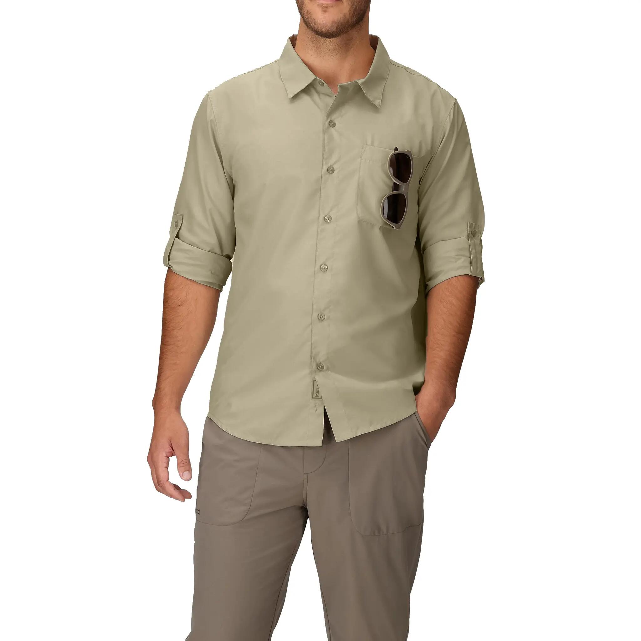 Outdoorhemd atmungsaktiv schnelltrocknend Herren - AirExchange UPF40 Long-Sleeve 2/5