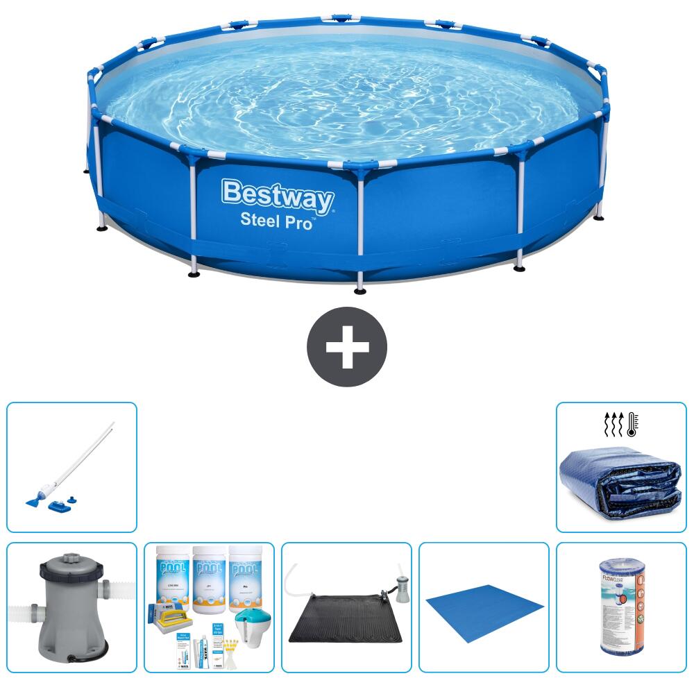 Bestway Steel Pro Rond - 366x76 cm - 8-delig S21601 1/7