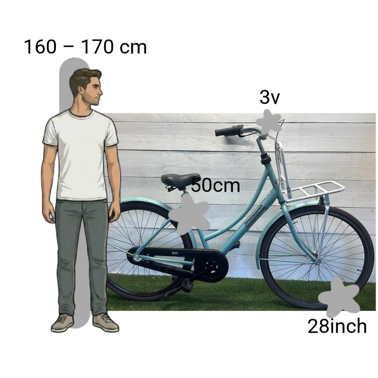 Bicicletta usata Popal Transportfiets 2/4