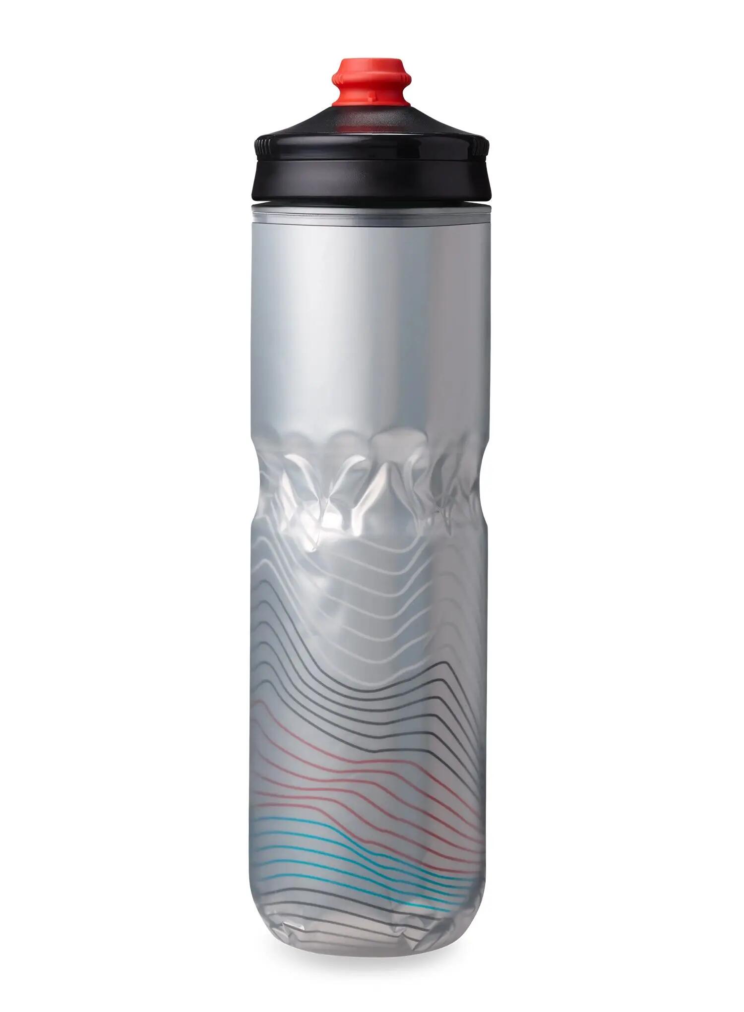 Bidon rowerowy HydraPak Polar Surge Ascent 24 Oz (0,71 l) - silver 3/6