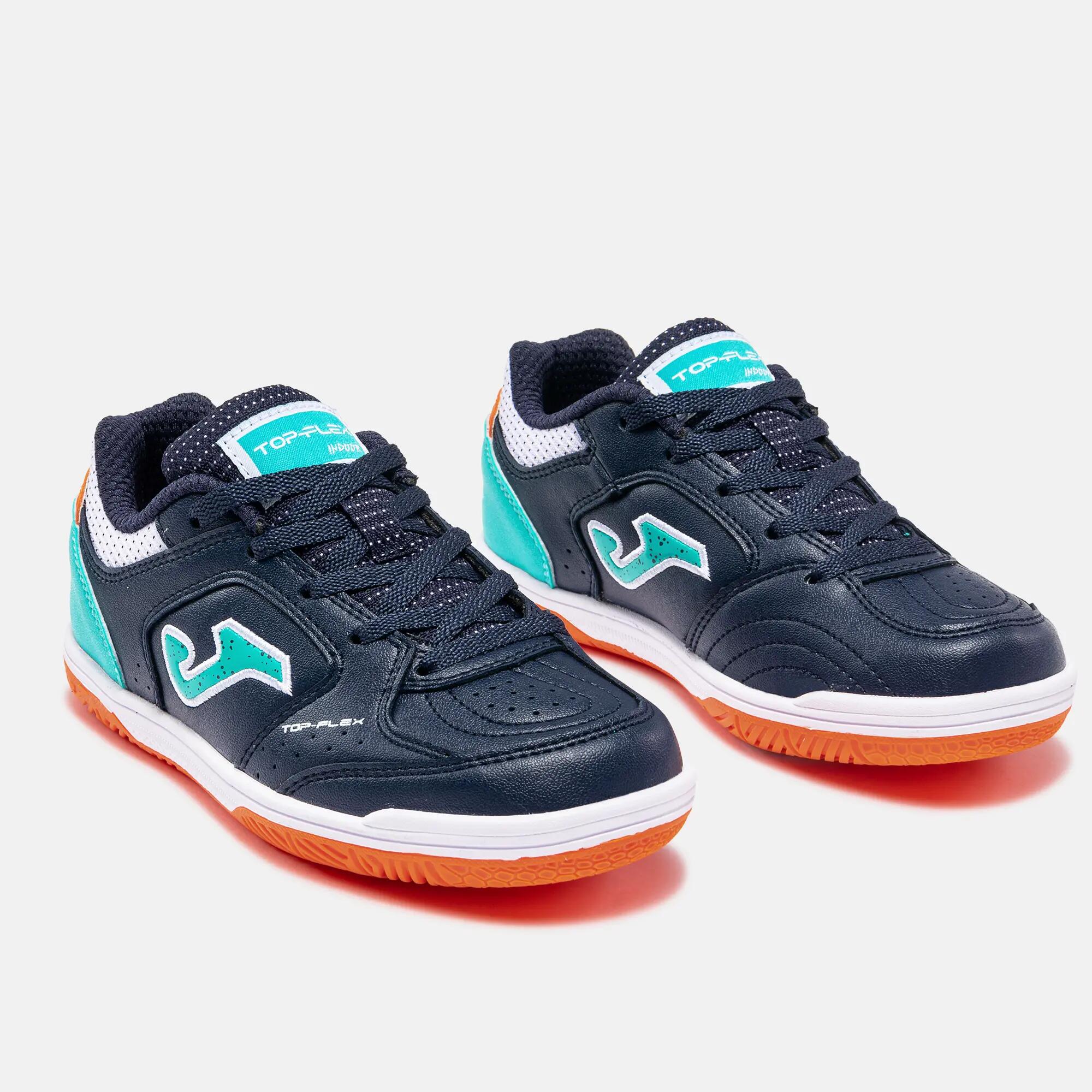 Zapatillas Fútbol Sala Niños Joma Top Flex Jr 26 IN Marino 2/5