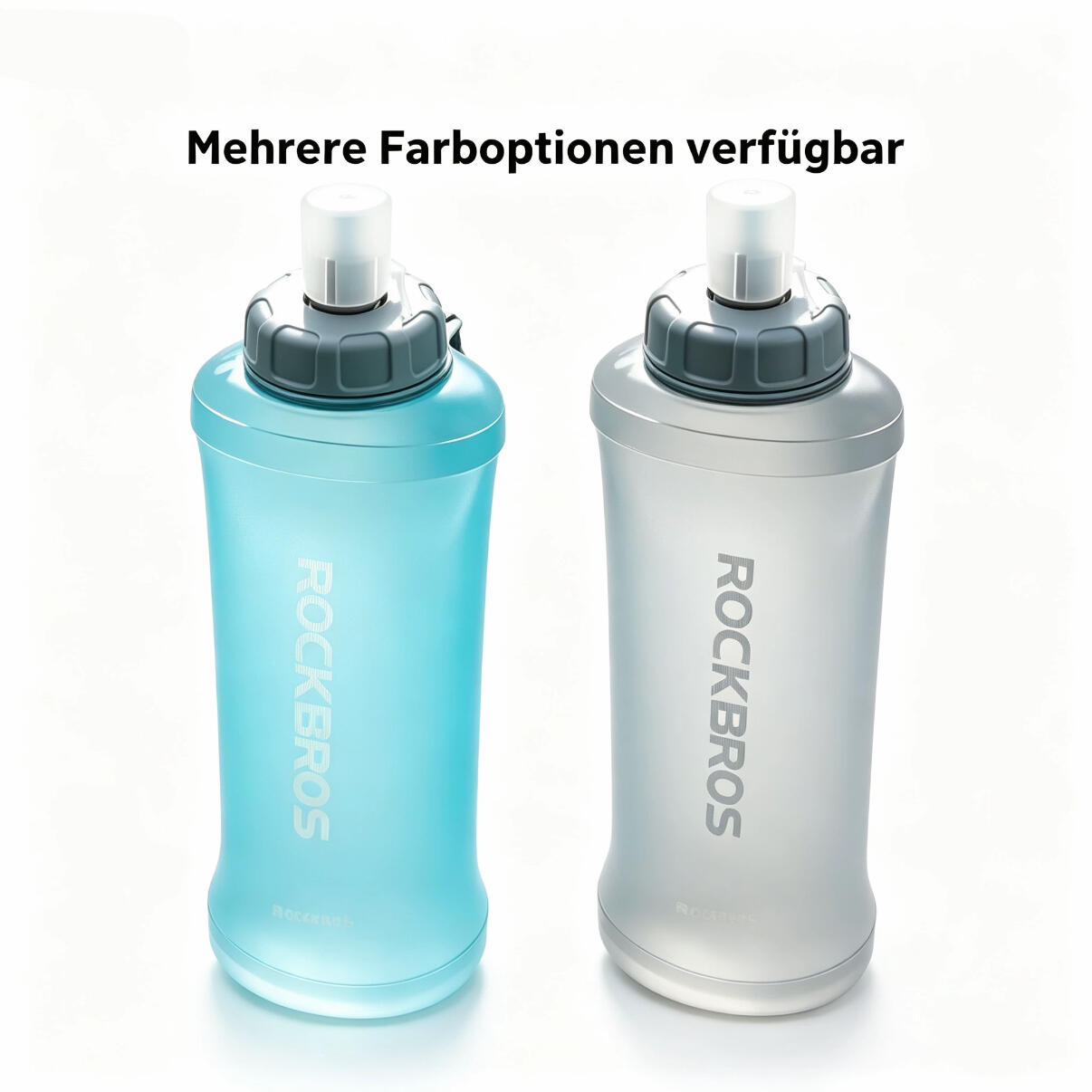 Faltbare Trinkflasche 500ml auslaufsicher BPA-frei 7/7