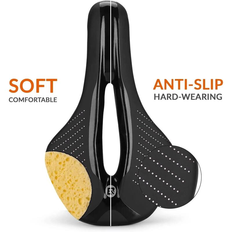Șa bicicletă ROCKBROS MTB - confort ergonomic, negru