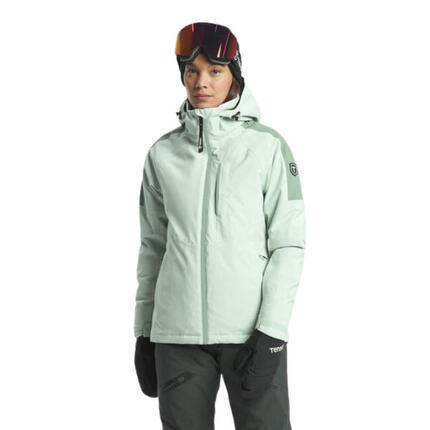 Veste de ski - Ski - Femme - Imperméable, isolante, capuche - Tenson Core - Vert