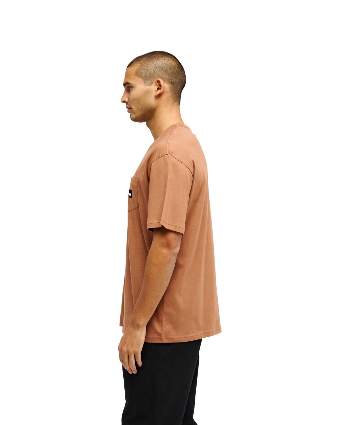 T-shirt met korte mouwen SALT WATER POCKET Braun Heren 3/4