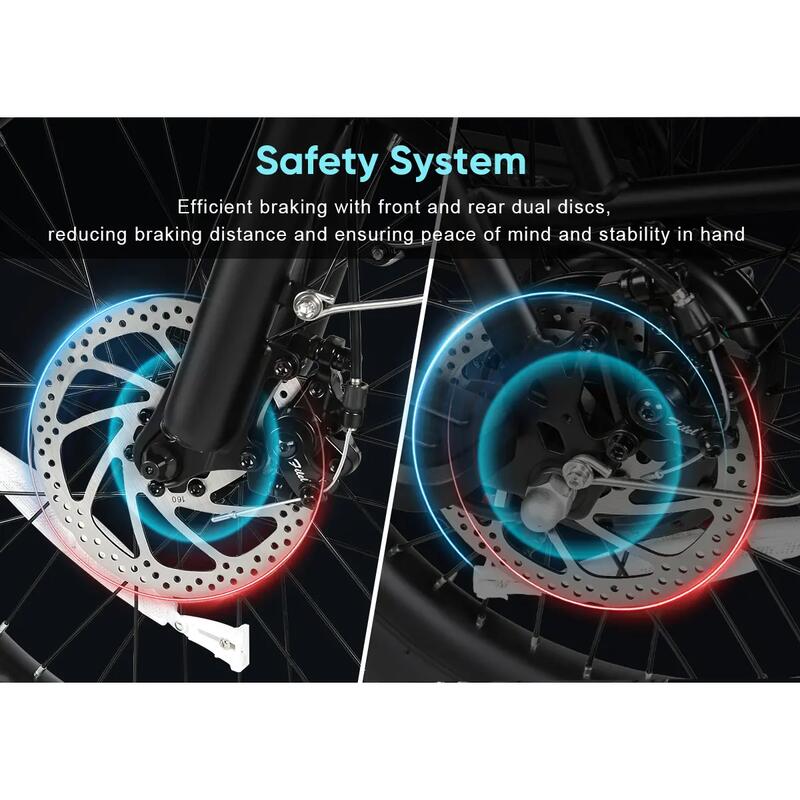 Bicicletă electrică pliabilă de oraș SAMEBIKE CY20 Pro cu Shimano 7