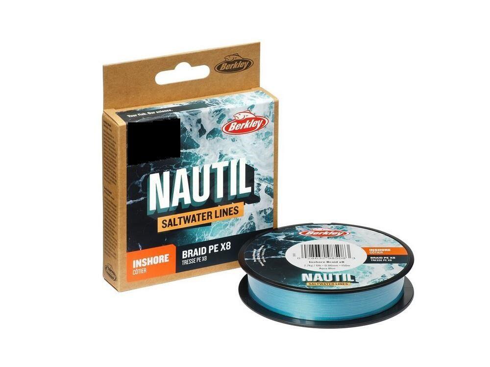 BERKLEY NAUTIL Braidx8 AquaBlue zoutwatervislijn 300 m 2/5