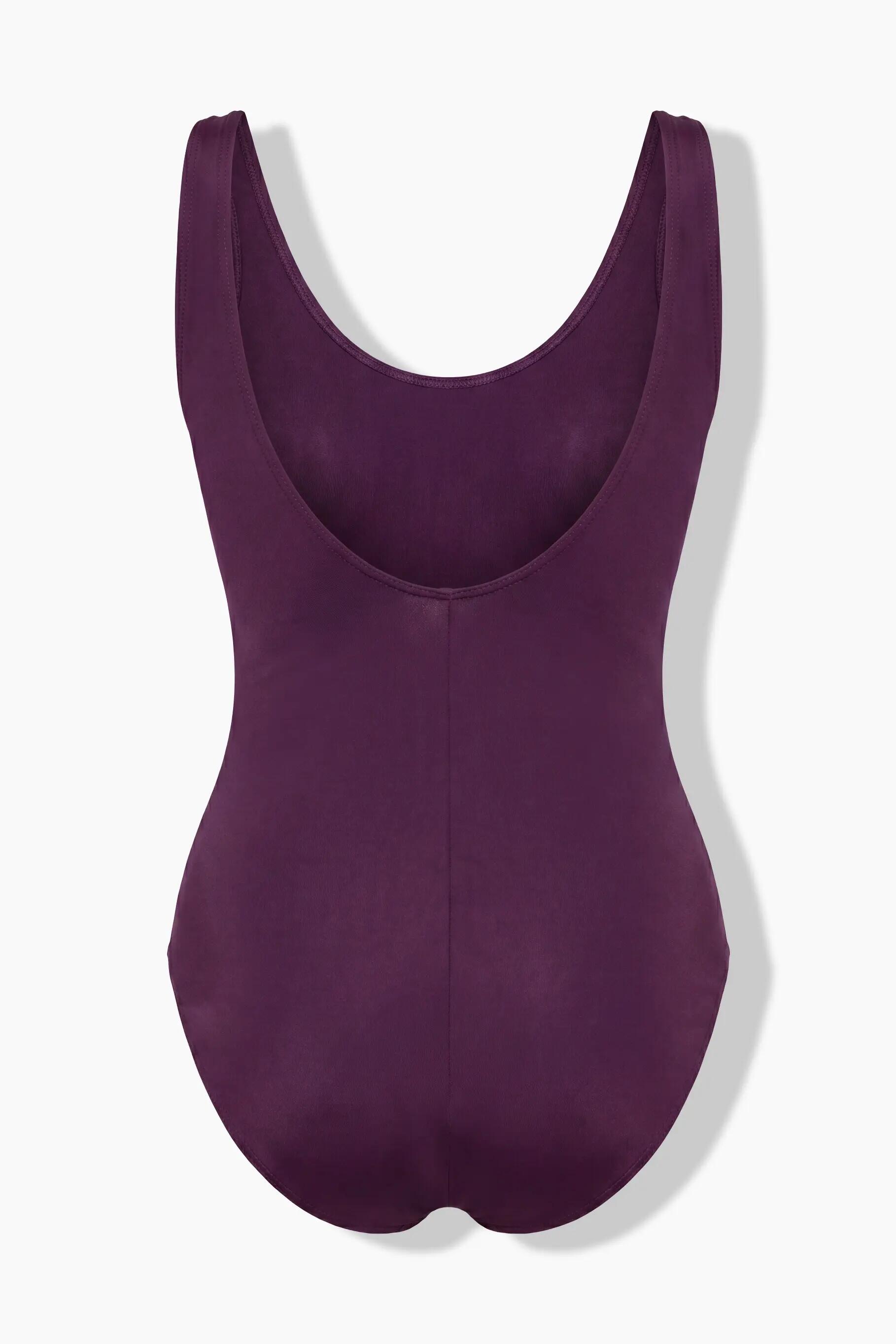 Damen Badeanzug Paspeln ohne Softcups Rundhalsausschnitt 13/13